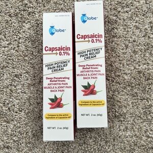 Globe Capsaicin 0.1% Pain Relief Cream